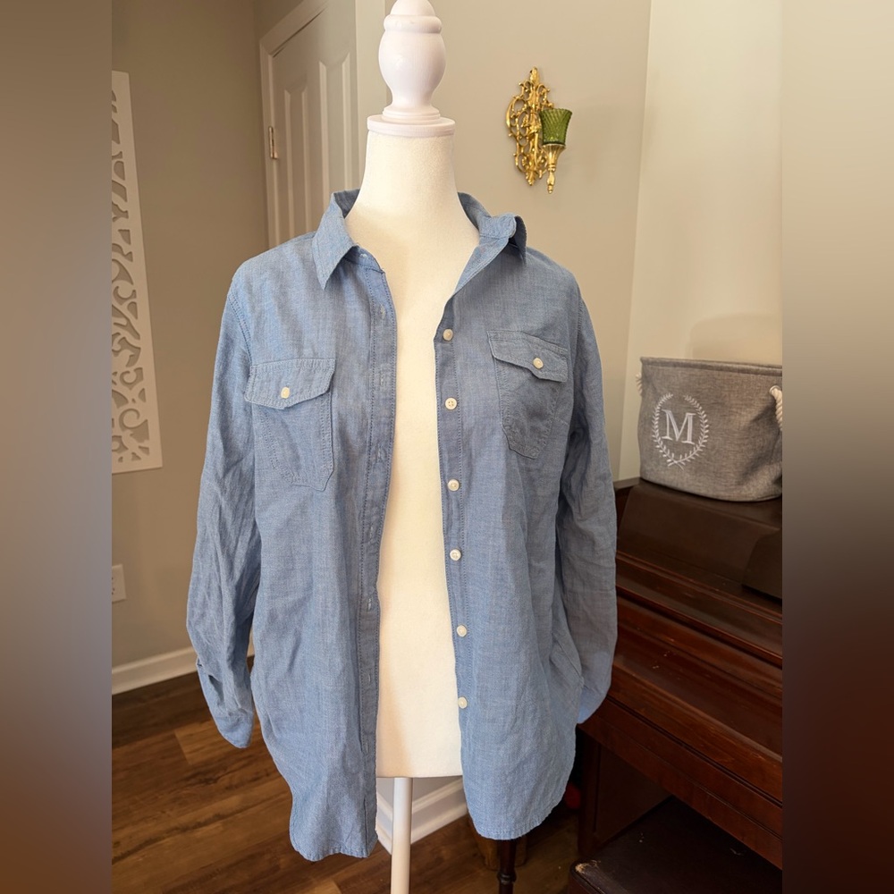 St. John's Bay Chambray petite medium for girls